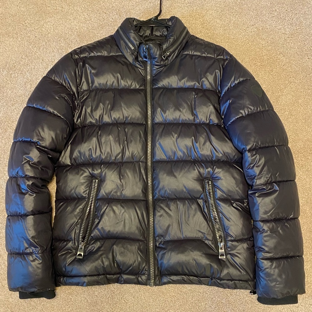 Guess Black Puffer Coat